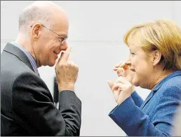  ?? DPA-BILD: JENSEN ?? Angela Merkel sucht einen Kandidaten für die Gauck-Nachfolge, und der könnte Norbert Lammert sein.