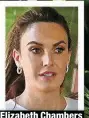  ?? ?? Elizabeth Chambers is giving “cannibal” Armie another chance,
a friend says