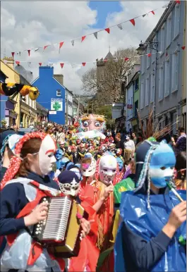  ??  ?? Feile na Beailtaine 2019: This year the streets will be a lot less colourful on the May Bank Holiday Weekend.