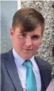  ??  ?? Cameron Reilly (18) was found dead by a dog-walker