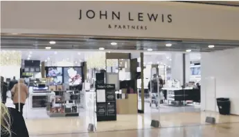  ??  ?? John Lewis in Queensgate