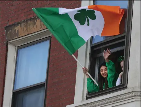  ?? NANCY LANE — BOSTON HERALD ?? Should the St. Patrick’s Day parade stay in Southie? It’s the question many are asking.