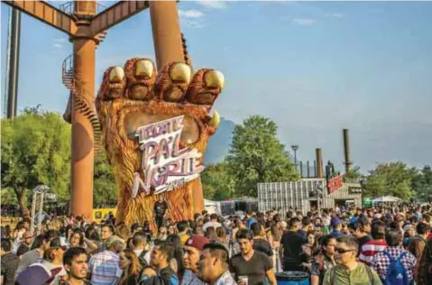  ?? | CORTESÍA ?? Para la edición 2019, al igual que la anterior, se espera una asistencia de 105 mil personas por día en el Parque Fundidora durante el Pa’l Norte.