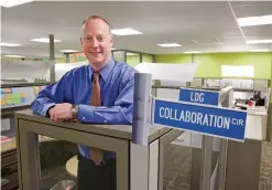  ??  ?? BALTIMORE COUNTY: In this file photo, Patrick Conway, director of the Center for Medicare & Medicaid Innovation, poses for a photograph in the center’s offices in Baltimore County, Md. —AP