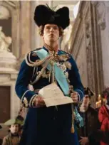  ?? /CORTESíA ?? Nicholas Hoult como el zar Pedro III.