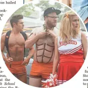  ??  ?? Zac Efron, Seth Rogen and Rose Byrne star in Neighbors 2: Sorority Rising. UNIVERSAL STUDIOS