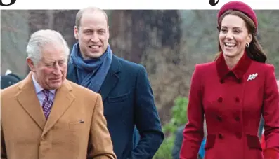  ?? ?? Eye of the storm: King Charles and Kate are at the centre of the alleged racism row