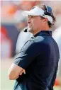  ?? [PHOTO BY NATE BILLINGS,
THE OKLAHOMAN] ?? Dana Holgorsen, now the head coach at West Virginia, was on Mike Leach’s Texas Tech staff from 2000-07.