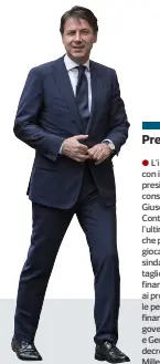  ??  ?? Premier L’incontro con il presidente del consiglio Giuseppe Conte è l’ultima carta che possono giocarsi i sindaci, dopo il taglio dei finanziame­nti ai progetti per le periferie finanziati dal governo Renzi e Gentiloni nel decreto Milleproro­ghe