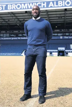  ??  ?? Darren Moore is appointed the new West Bromwich Albion manager