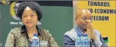  ??  ?? Speaker Baleka Mbete and President Jacob Zuma have brought shame on South Africa, says our letter writer.