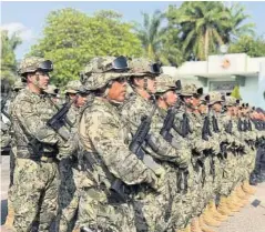  ?? FOTO: REFORMA ?? > El ejército lanzó ayer el operativo Costa Chiapas.