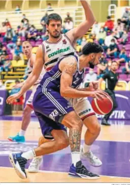  ?? CB VALLADOLID ?? El trabajo defensivo volverá a ser determinan­te ante el Valladolid.