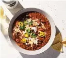  ?? (Milk Street via AP) ?? This image released by Milk Street shows a recipe for Beef and Bean Chili.