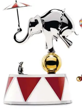  ??  ?? Whimsical: ‘ The Ballerina’ Valentina, a music box, is one of Wanders’ signature pieces for the Officina Alessi ‘ Circus’ collection. — Photos: AFP