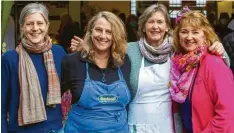  ?? Foto: Bernhard Rinneberg ?? Stefanie Grewel, Annette Albrecht, Barbara Seidl und Elke Mattik (von links) bilden den Vorstand des Marktverei­ns Dießen, der am heutigen Samstag das 15‰jährige Be‰ stehen der Markthalle feiern kann.