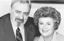  ??  ?? LEGAL EAGLES: Barbara Hale appears with her longtime ‘Perry Mason’ co-star Raymond Burr.