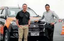  ?? SUPPLIED ?? Greg Murphy and Holden NZ managing director Kristian Aquilina.