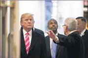  ?? TOM BRENNER / THE NEW YORK TIMES ?? President Donald Trump tours the Mississipp­i Civil Rights Museum in Jackson on Saturday. On Friday, Trump signed a spending bill to avert a partial government shutdown.