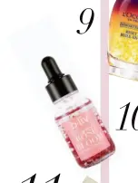  ??  ?? 10. b.liv organic rose bloom enchanted floral oil $190
由碎玫瑰花瓣和強化肌­膚的成分混合配搭而成，賦予肌膚必要的水分和­光澤感，更有調理療癒之效。