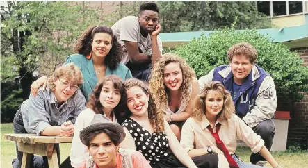  ?? PHOTOS: CBC FILES ?? The gang from Degrassi High is back on the small screen on Encore+ — a YouTube channel streaming shows for free ... yes for free.