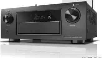  ??  ?? El Denon AVR X6400H hará que el audio de tus películas cobre vida.