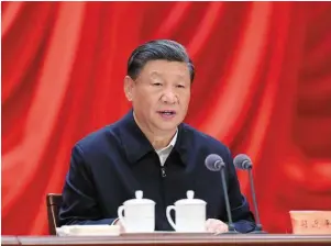  ?? | PHOTO : XINHUA, EPA-EFE ?? Le président chinois Xi Jinping, en janvier.