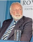  ??  ?? Rovers chairman Bill Clark.