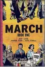  ??  ?? March, Books One, Two and Three, tells the story of civil rights leader and Georgia congressma­n John Lewis.