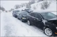  ?? NEWS FILE PHOTO ?? Police responded to more than a dozen collisions Wednesday as winter weather returned to the streets of Medicine Hat. Speed, poor judgement and a lack of proper winter driving equipment are the leading causes for city collisions at this time of year,...