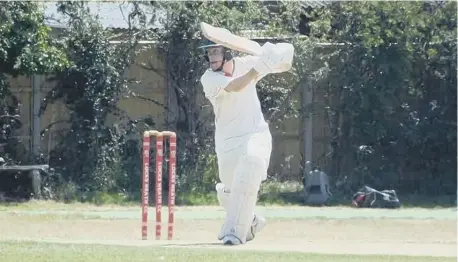  ?? ?? Locks Heath opener Joe Baker is averaging 399 in 2022 after three successive hundreds