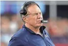  ?? WINSLOW TOWNSON/USA TODAY ?? The Patriots and coach Bill Belichick own six of the top 101 overall picks and 12 overall.