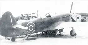  ??  ?? The Bulgarian Yak aircraft that Storrar took over in Italy in 1946