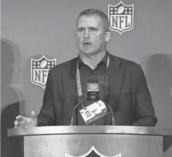  ?? NATHAN RAY SEEBECK/USA TODAY SPORTS ?? “It’s not the football that we’re used to and grew up with,” Saints special teams said. The hope is more kickoff returns.