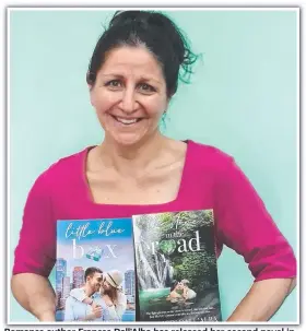  ?? ?? Romance author Frances Dall'Alba has released her second novel in her series Australian at Heart.