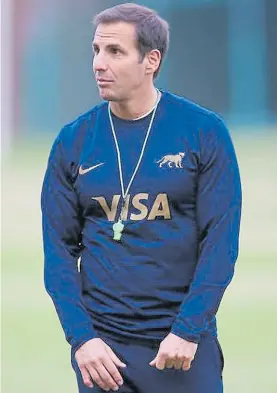  ?? PRENSA UAR ?? Nueva etapa. Quesada disfruta su nuevo rol en Los Pumas.