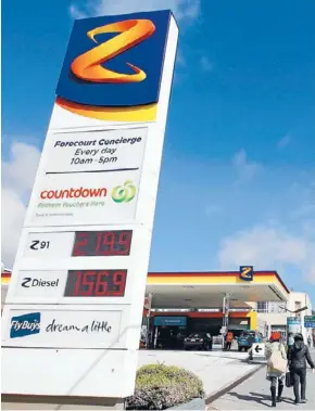  ?? Photo: Ross Giblin/fairfax NZ ?? Pumping: Z is seen as a successful rebranding.