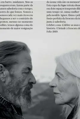  ??  ?? Alessandro Bodio e Anna von Rueden, no editorial Foram breves as noites de amor, fotografad­o por Léa Wormsbach e com realização de Viviane Hausstein.