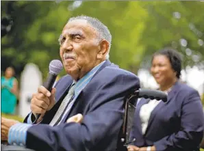  ?? David Goldman Associated Press ?? THE REV. JOSEPH E. LOWERY, pictured in 2013, spoke to Alabama Gov. George Wallace in April 1965 about his moral responsibi­lity for the violence during the Selma marches.