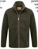  ?? ?? Fleeces in olive green, medium and heavyweigh­t, are great for layering