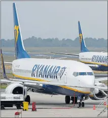  ??  ?? PLANE SAILING: Ryanair bagged itself a fortune