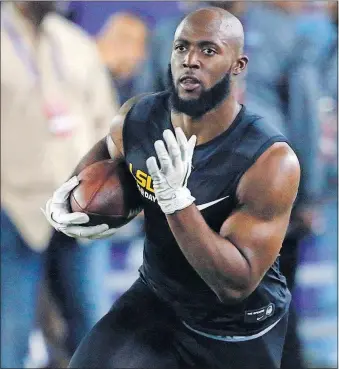  ?? [GERALD HERBERT/THE ASSOCIATED PRESS] ?? Leonard Fournette of LSU is expected to be the first running back taken, and he is near the top of many mock draft projection­s.