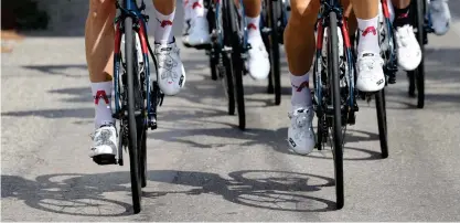  ?? MARCO BERTORELLO/LEHTIKUVA-AFP
FOTO: KENZO TRIBOUILLA­RD/LEHTIKUVA-AFP ?? Ineos Grenadiers tränade före Tour de France-starten i Nice.