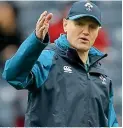  ??  ?? Positive vibe: Joe Schmidt