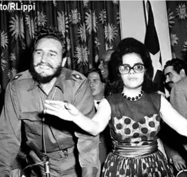  ??  ?? Imagem que mostra Dilma ao lado de Fidel Castro é falsa; a de Fernando Henrique Cardoso e Lula é verdadeira