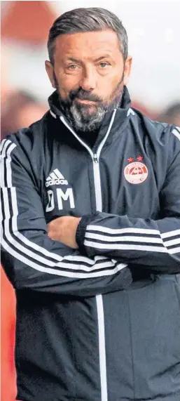  ?? Picture: SNS. ?? Derek McInnes wants more from his players.