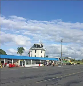  ??  ?? Nausori Airport.