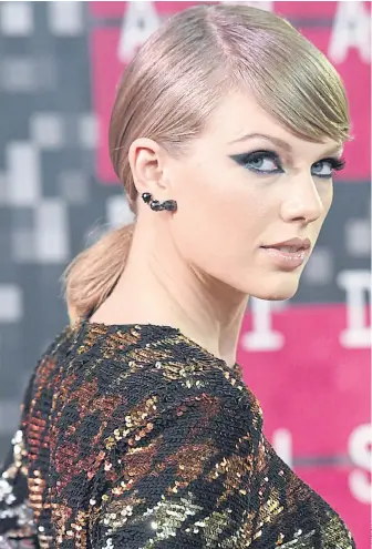  ??  ?? SOUR NOTE: Musician Taylor Swift has been taken to task by feminist icon Camille Paglia.
