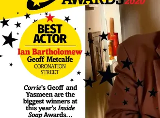  ??  ?? ★ BEST ACTOR
CORONATION STREET