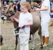  ??  ?? Montana Reid parades in the handlers 10 years and under class.